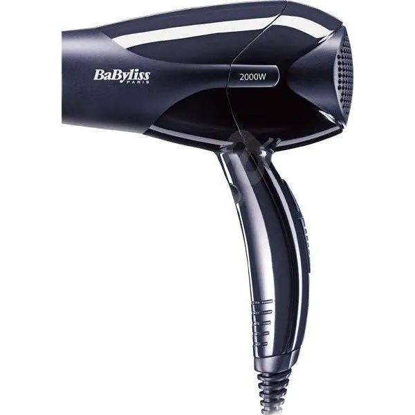 Uscător de păr compact BaByliss D212E, 2000 W, Negru