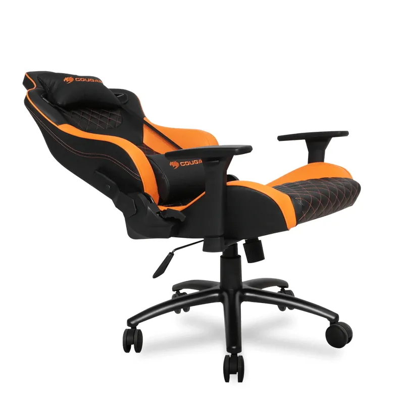 Scaun Gaming Cougar Explore S, PVC Piele, Negru/Portocaliu