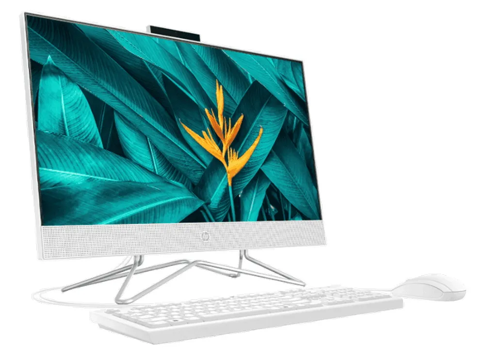 Computer All-in-One HP 200 G4, 21,5", Intel Core i3-10110U, 8GB/256GB, Windows 10 Pro, Alb