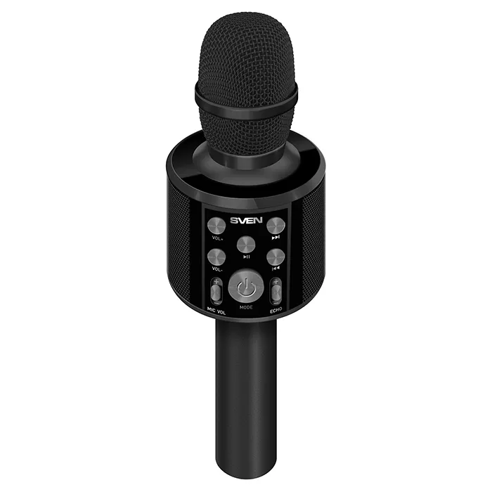 Microfon Karaoke SVEN MK-960, Fără fir, Negru