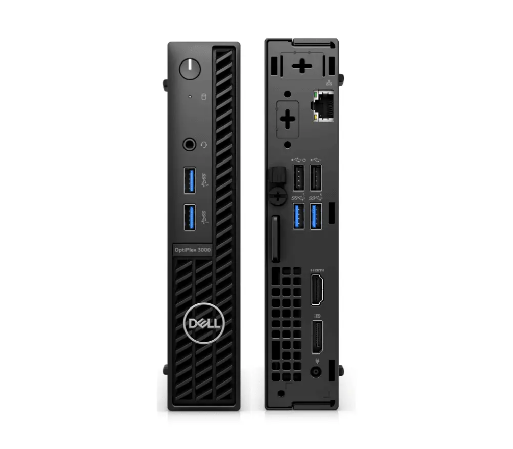 Mini PC DELL OptiPlex 3000, Tiny, Intel Core i3-12100T, 8GB/256GB, Intel UHD Graphics 630, Linux Ubuntu