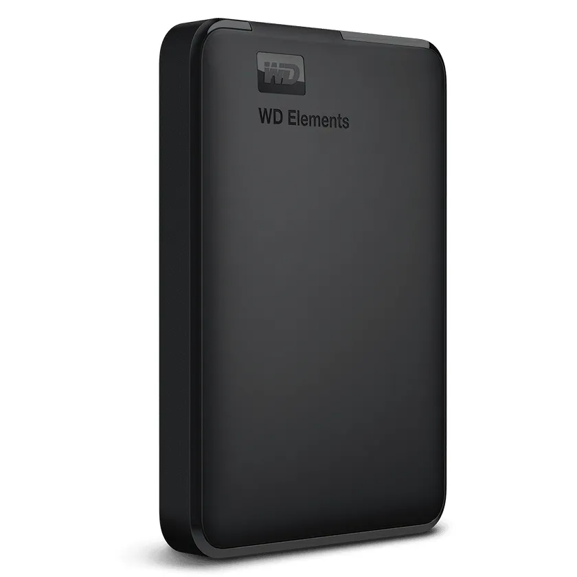 HDD portabil extern Western Digital WD Elements,  4 TB, Negru (WDBU6Y0040BBK-WESN)