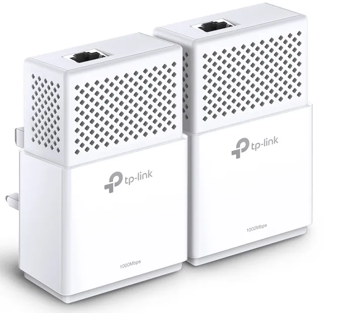 Powerline Adapter  TP-LINK TL-PA7010 KIT, AV1000, 1000 Mbps, Alb