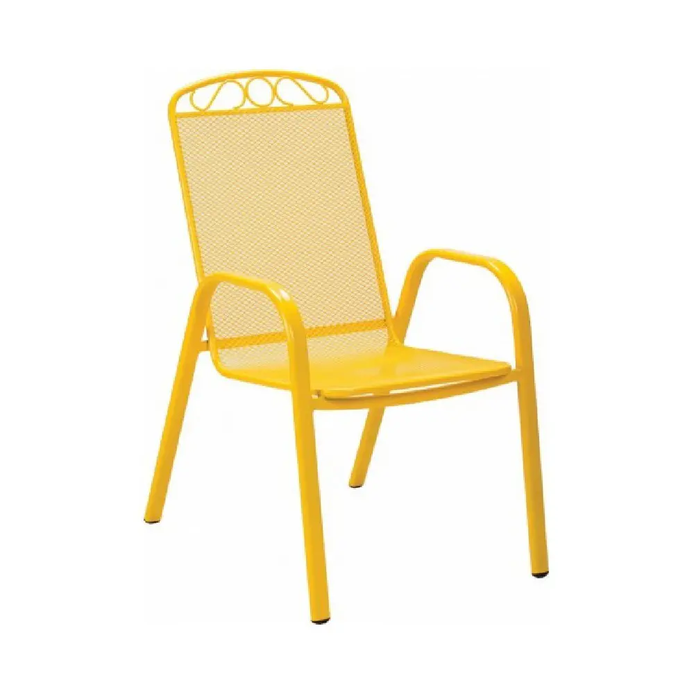 Scaun de metal Melfi (galben)