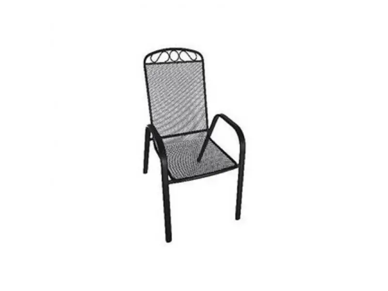 Scaun de metal Melfi (galben)