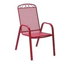 Scaun de metal Melfi (galben)
