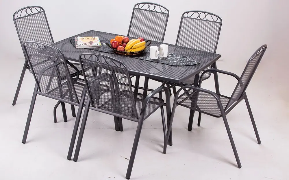 Scaun de metal Melfi (galben)