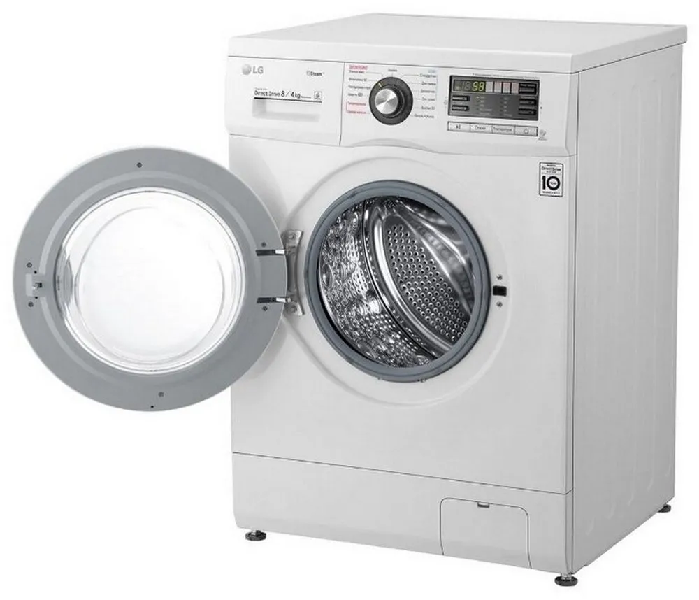 Mașină de spălat cu uscător LG F1496ADS3, 8kg, Alb