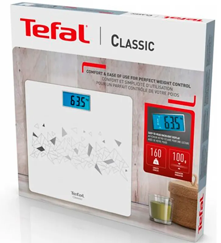 Cântar de podea Tefal PP1539V0, White