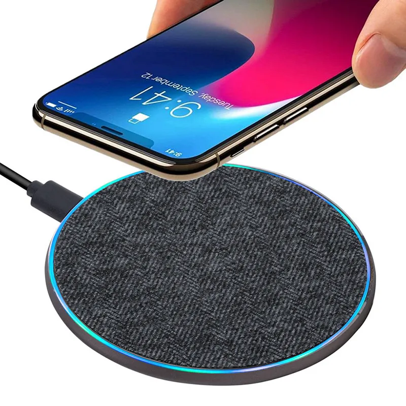 Încărcător wireless RivaCase VA4915 GR3, 10W, Gri