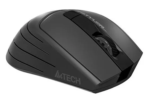 Mouse Wireless A4Tech FG30, Negru/Gri