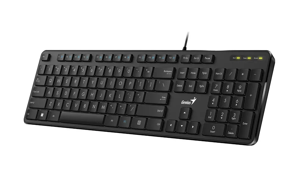 Tastatură Genius SlimStar M200, Cu fir, Negru