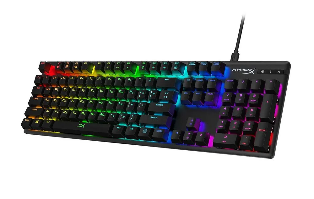 Tastatură HyperX Alloy Origins, Cu fir, Negru