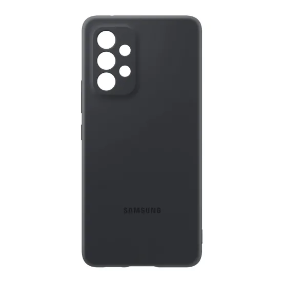 Original Sam. silicone cover Galaxy A53, Black