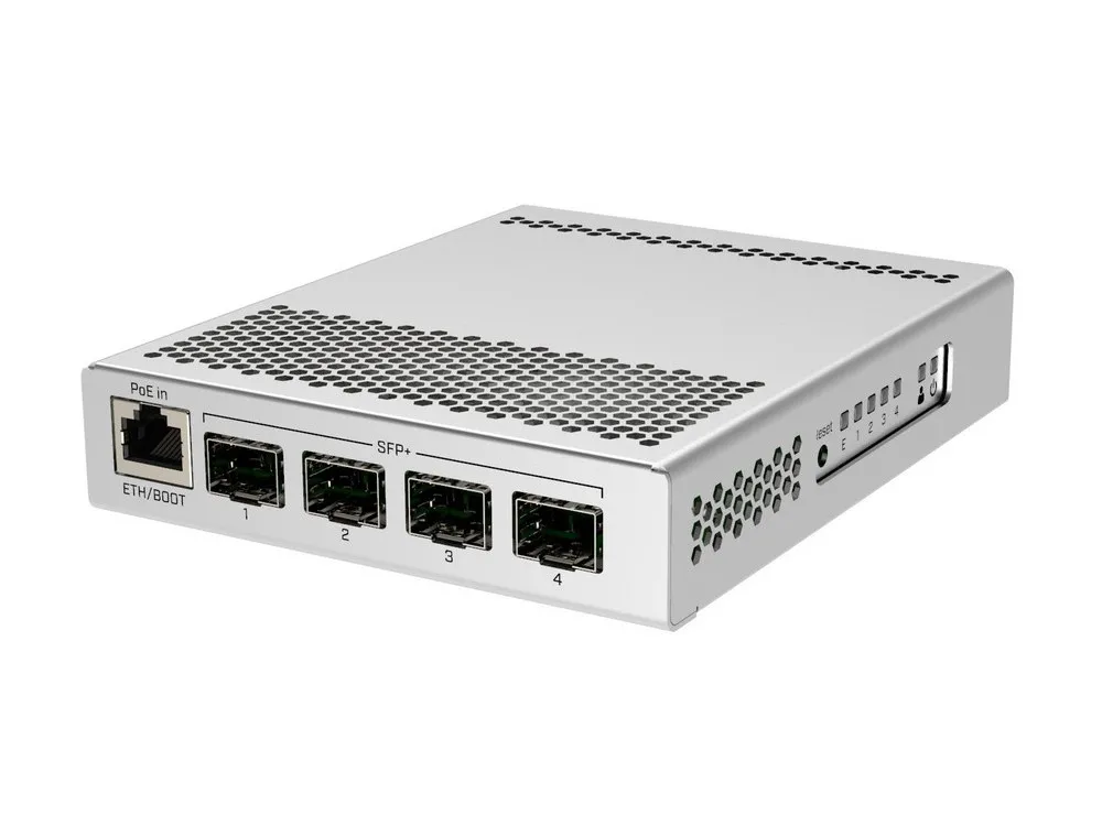 Comutator Router MikroTik CRS305-1G-4S+IN, Argintiu