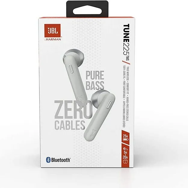 Căști JBL Tune 225TWS, Alb