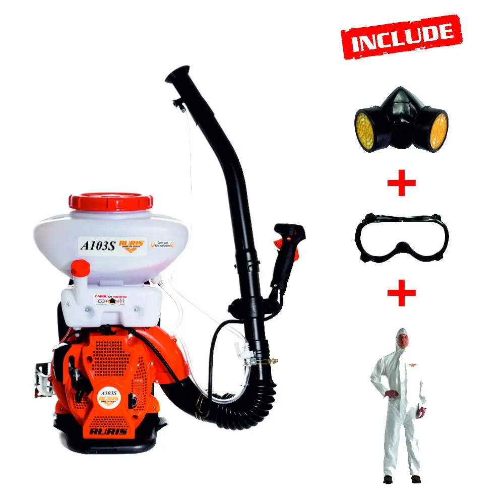 Atomizor Ruris A103S + kit echipament lucru (masca+ochelari+salopeta)