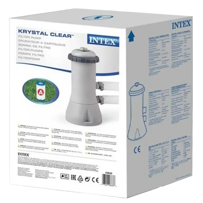 Accesorii pentru piscine Intex Krystal Clear, Gri, 28638
