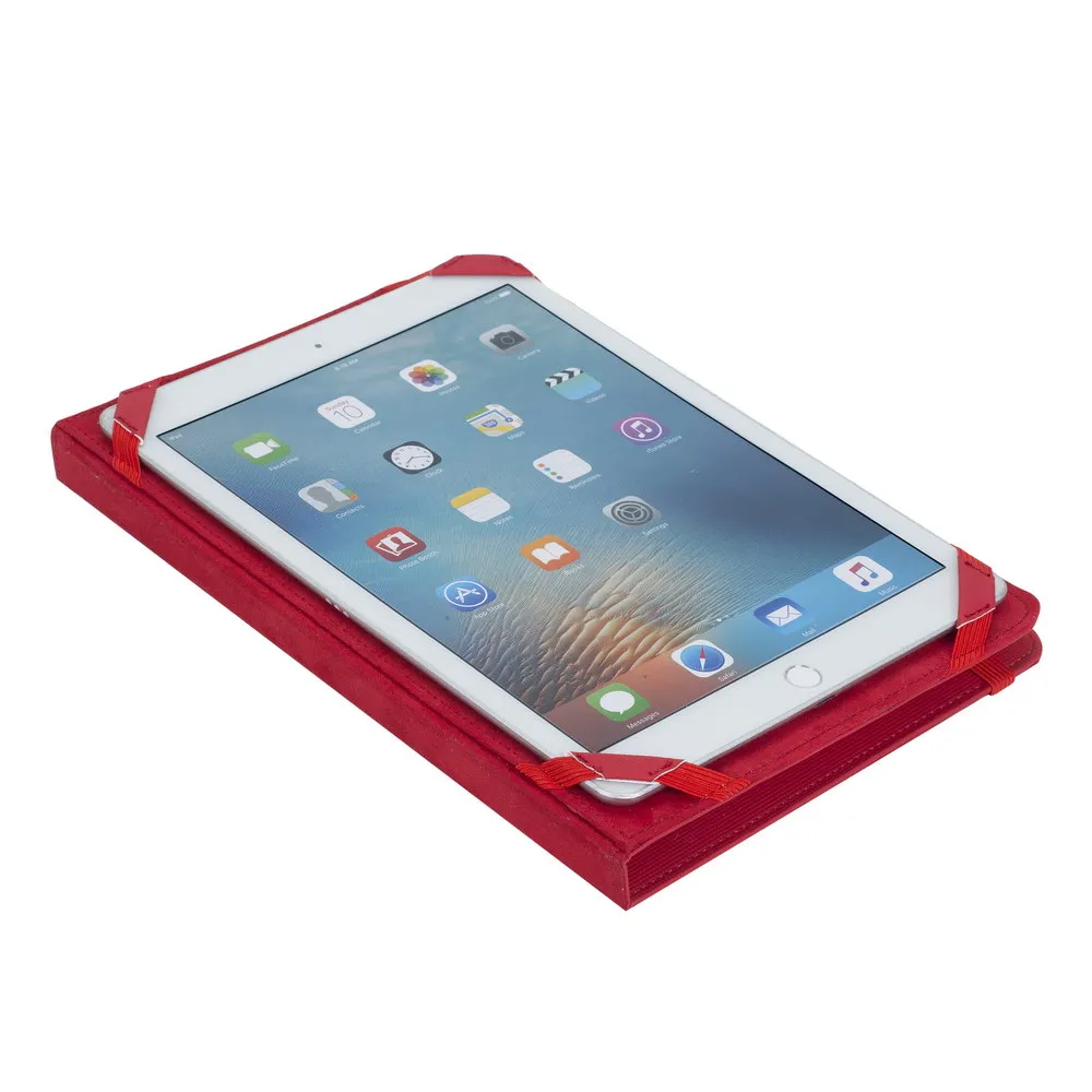 Husă pentru tabletă RivaCase Gatwick, 10,1", Microfibră, Roșu