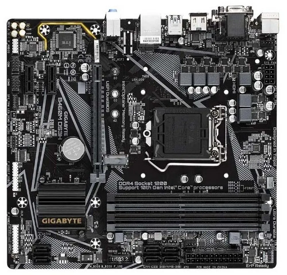 Placă de bază Gigabyte B460M DS3H, LGA1200, Intel B460, Micro-ATX