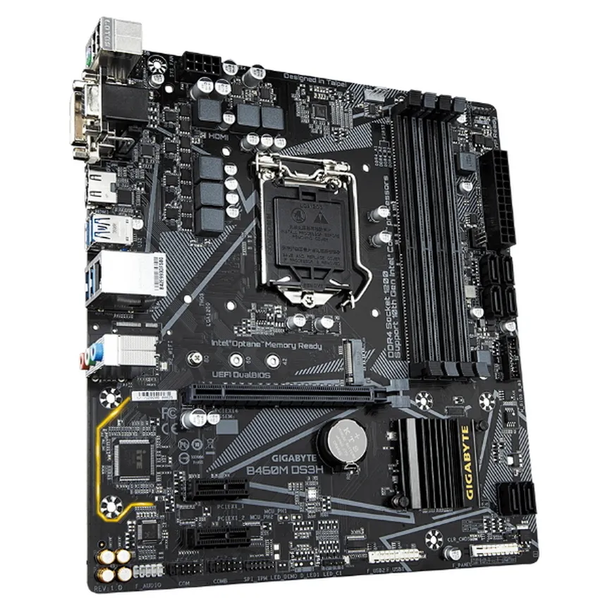 Placă de bază Gigabyte B460M DS3H, LGA1200, Intel B460, Micro-ATX