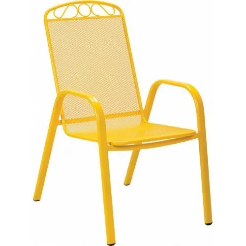 Scaun de metal Melfi (gri)