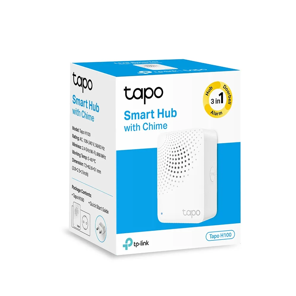 Smart Hub TP-LINK Tapo H100, Alb