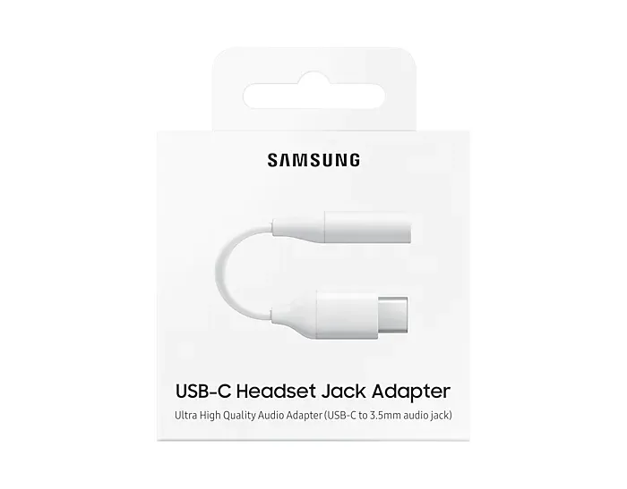 Audio Adaptor Samsung EE-UC10JUWRGRU, USB Type-C/3.5 mm (F), Alb