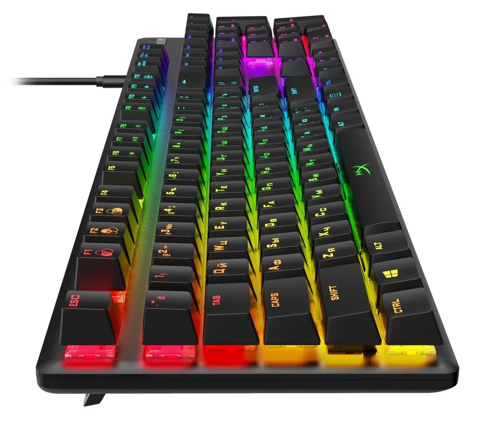 Tastatură HyperX Alloy Origins, Cu fir, Negru