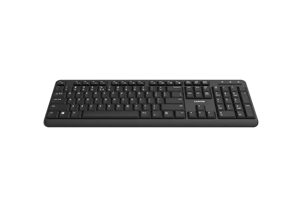 Tastatură Canyon W20, Fără fir, Negru