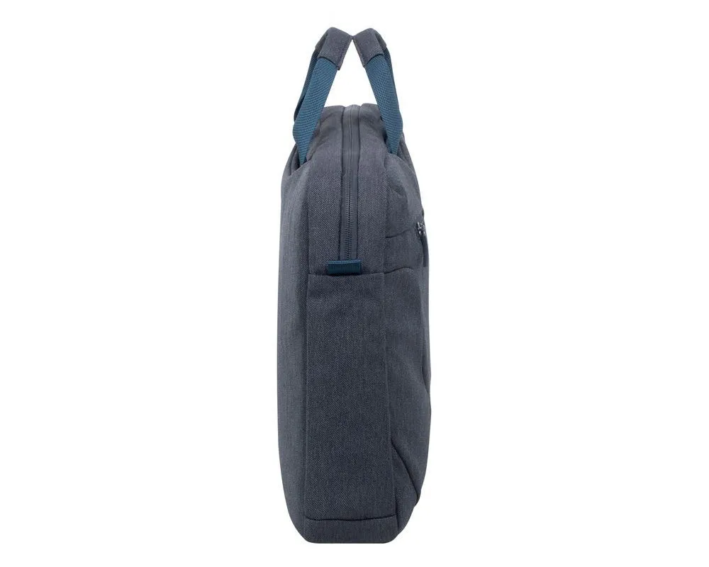 Geantă pentru Laptop RivaCase Galapagos, 15.6", Poliester, Gri închis