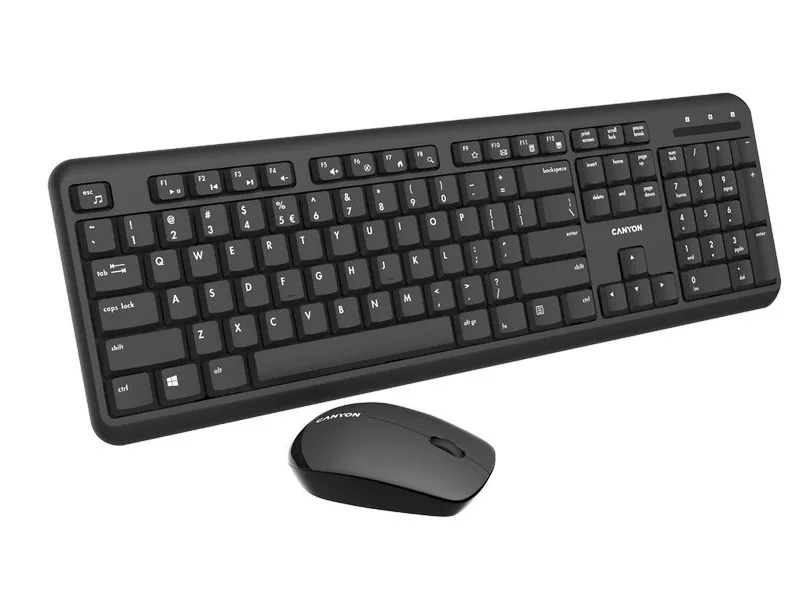Tastatură Canyon W20, Fără fir, Negru