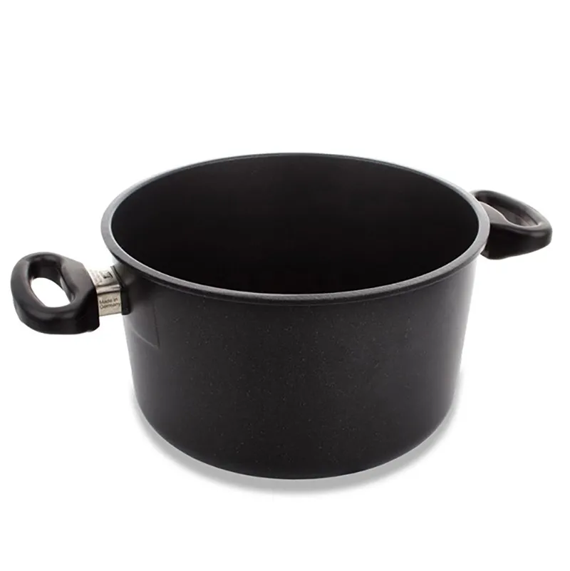 Cratiță AMT Gastroguss I-924-E, 5L, 24cm, Negru