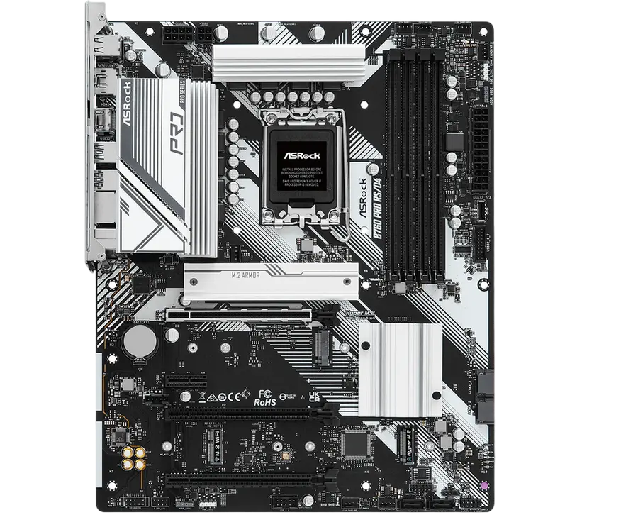 Placă de bază ASRock B760 PRO RS/D4, LGA1700, Intel B760, ATX