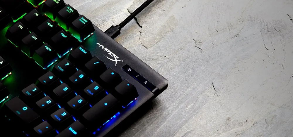 Tastatură HyperX Alloy Origins, Cu fir, Negru