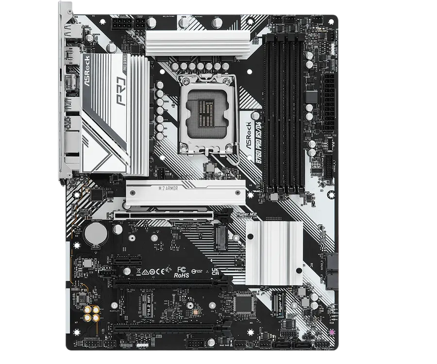 Placă de bază ASRock B760 PRO RS/D4, LGA1700, Intel B760, ATX