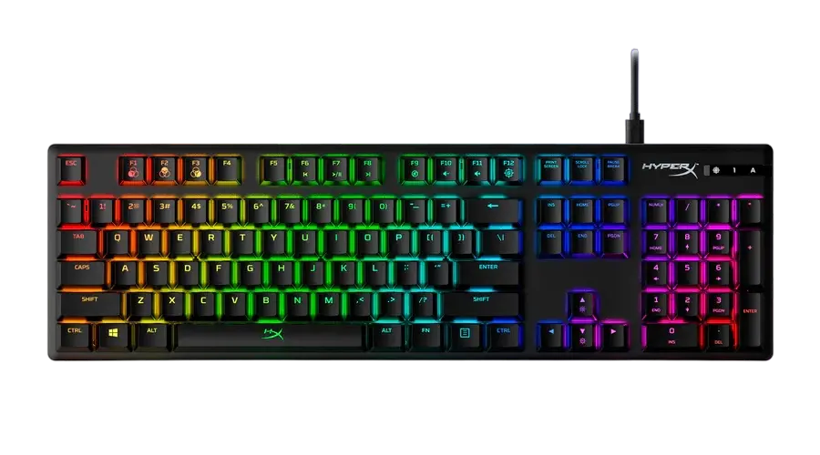 Tastatură HyperX Alloy Origins, Cu fir, Negru