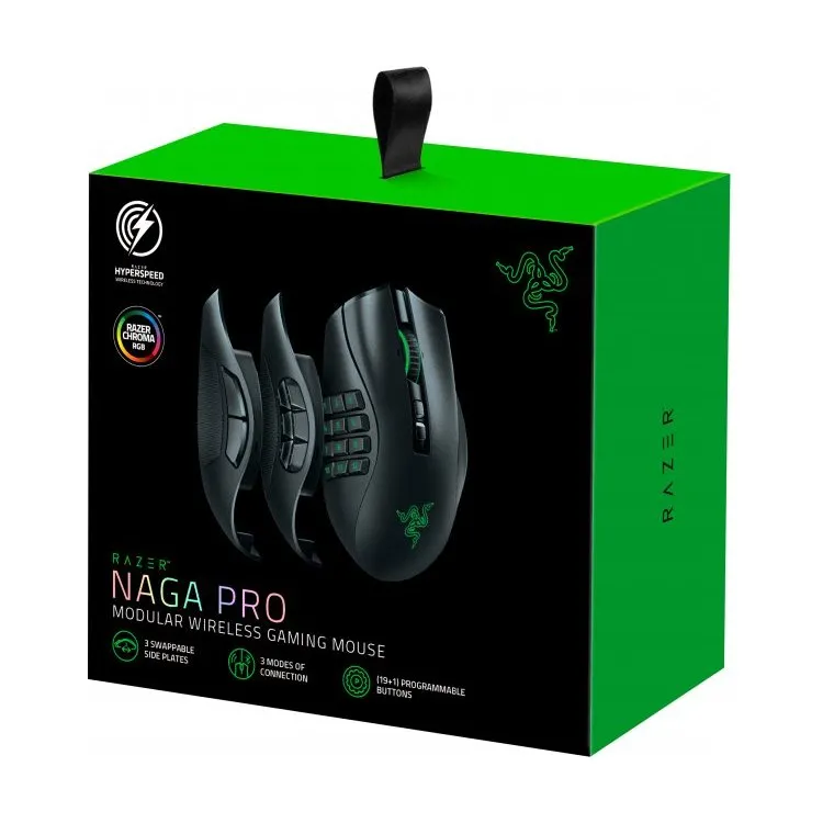 Gaming Mouse RAZER Naga Pro, Negru