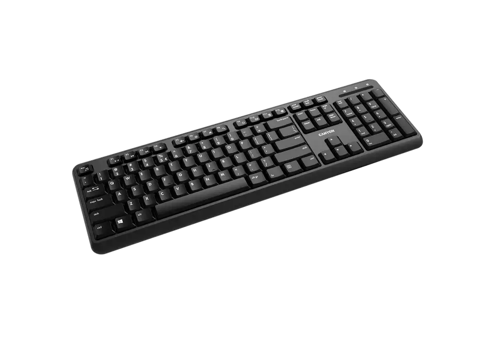 Tastatură Canyon W20, Fără fir, Negru