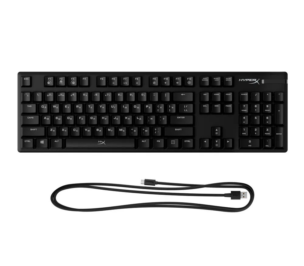 Tastatură HyperX Alloy Origins, Cu fir, Negru