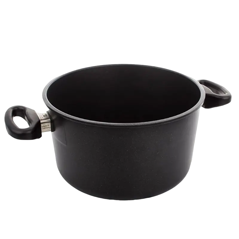 Cratiță AMT Gastroguss I-924-E, 5L, 24cm, Negru