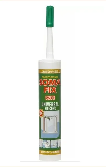 Sililcon universal transparent SomaFix '280ml''1cut x 24buc'