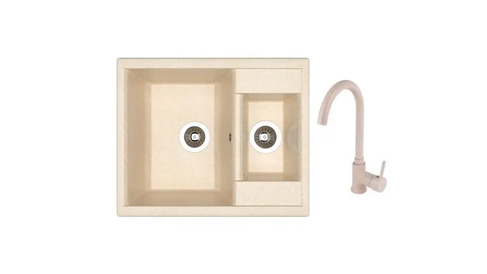 SET chiuveta Dr Gans Astra 620K + SanDonna F 7073 bej