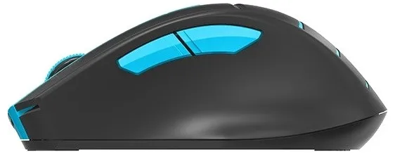 Mouse Wireless A4Tech FG30, Negru/Albastru