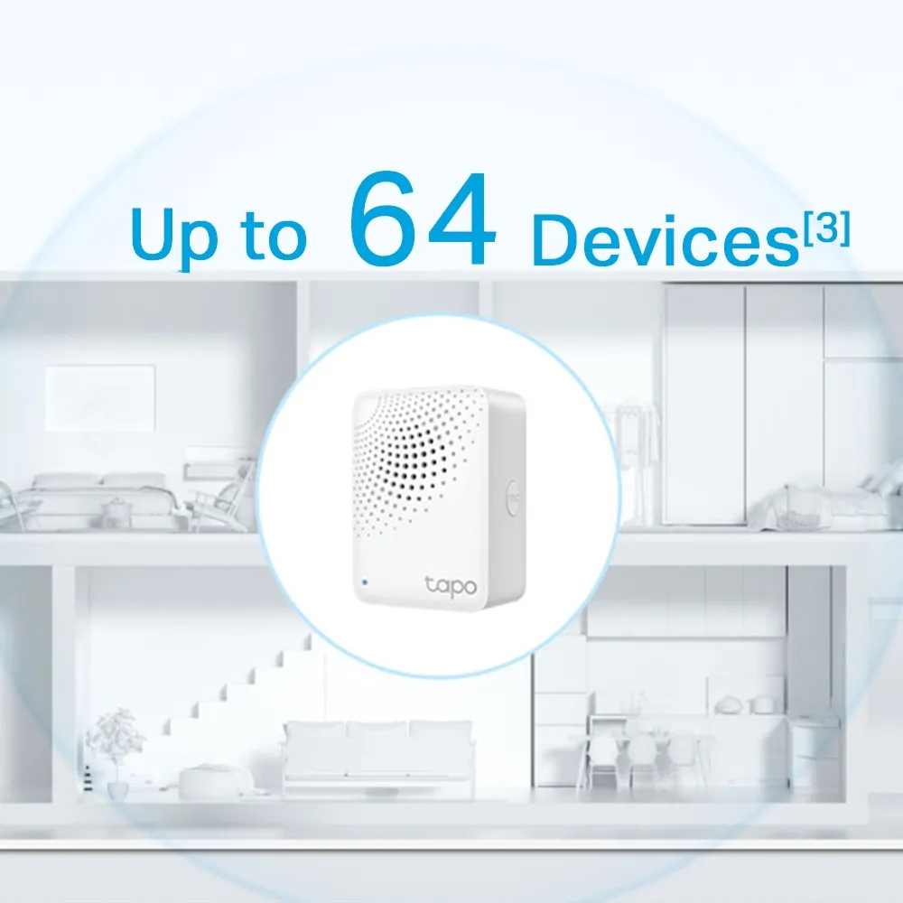 Smart Hub TP-LINK Tapo H100, Alb