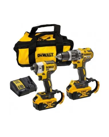 Set intrumente Dewalt DCK266P2LR (DCD796+DCF887) 18V 2x5Ah