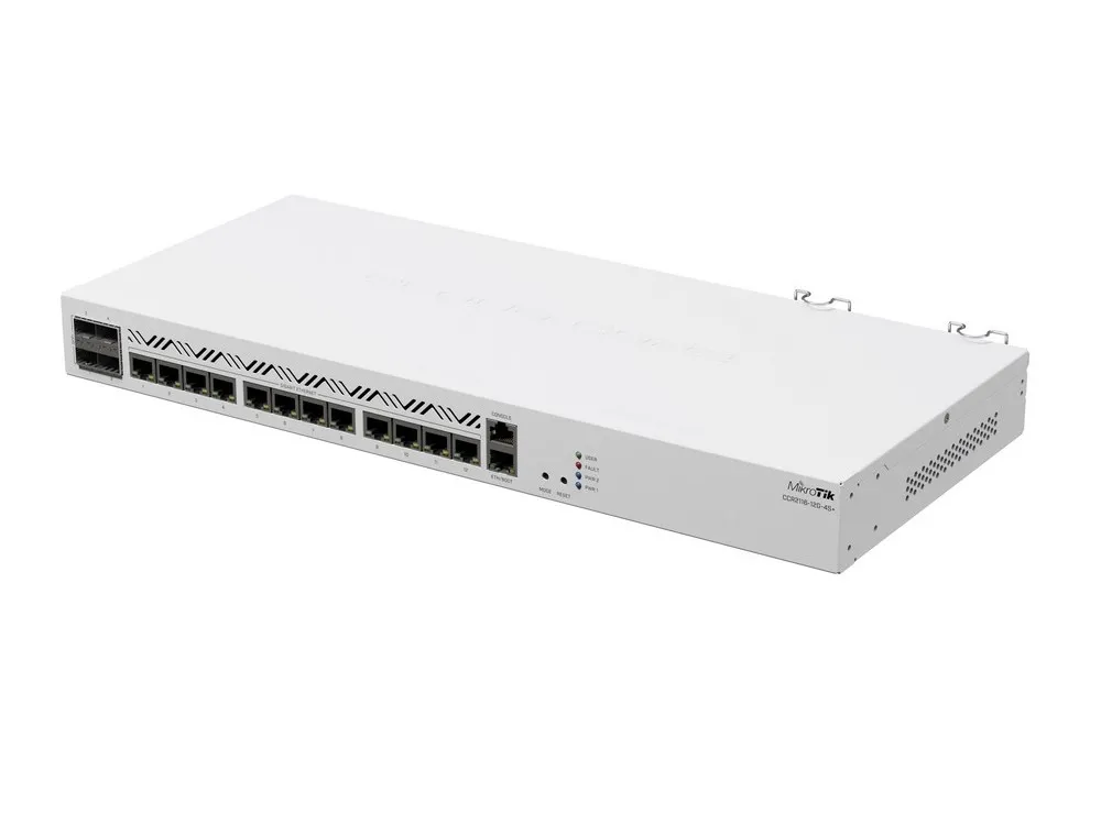 Router MikroTik CCR2116-12G-4S+, Alb