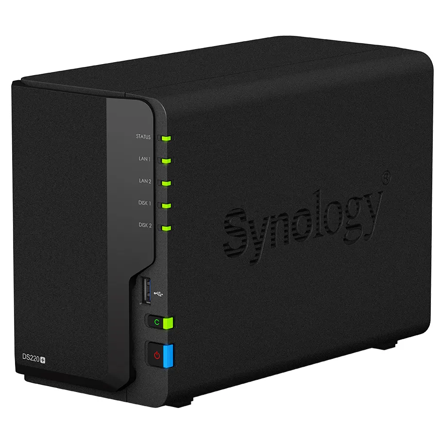Stocare atașată la rețea SYNOLOGY DS220+, Negru