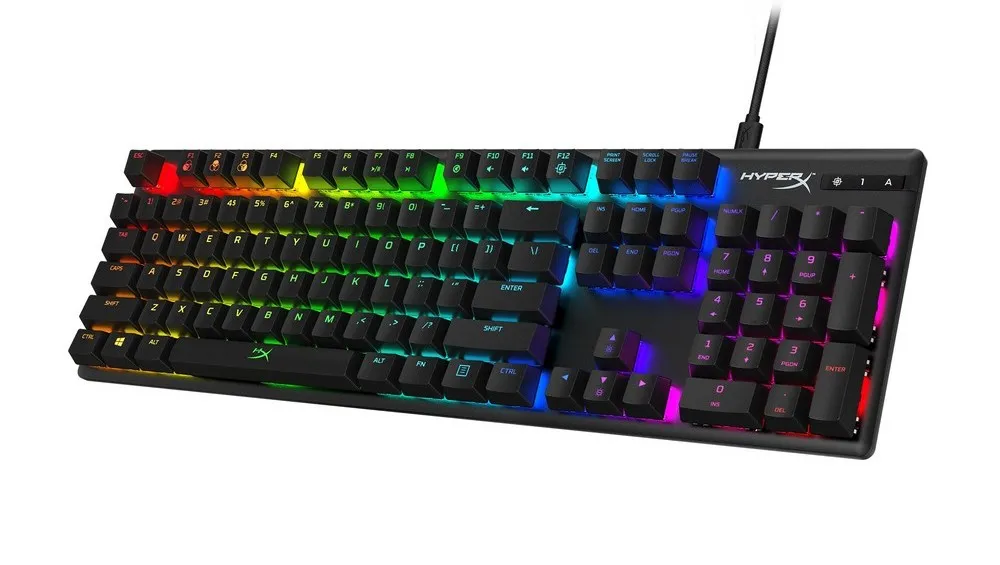 Tastatură HyperX Alloy Origins, Cu fir, Negru
