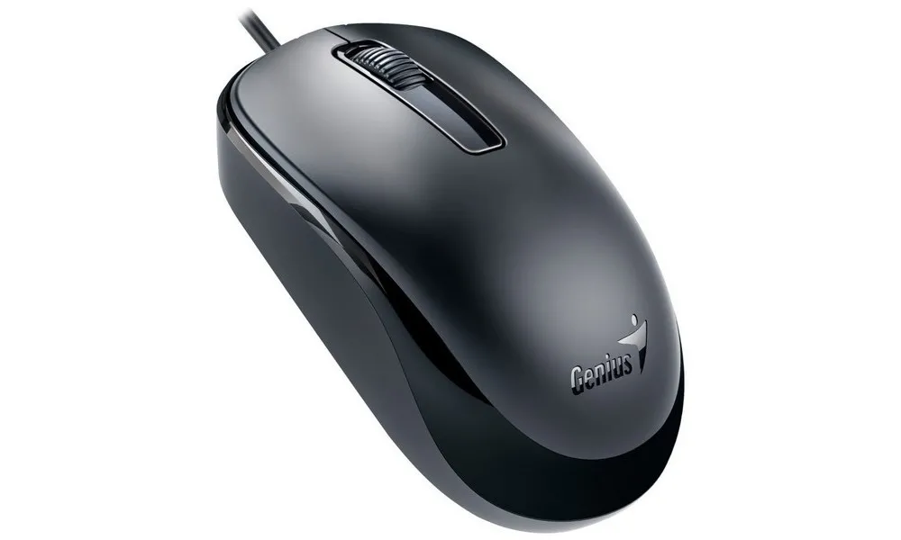 Set Tastatură + Mouse Genius SlimStar C126, Cu fir, Negru